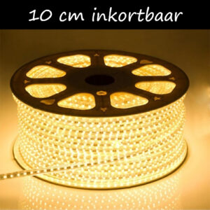 LED strip 230V inkortbaar om de 10 cm